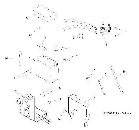 ELECTRICAL, BATTERY - A08LH46AQ/AX/AZ (49ATVBATTERY08SP400)