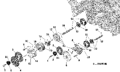 01 ROTAX - Engine - Lubrication - Oil Pump - 600 ACE