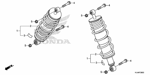 REAR SHOCK ABSORBER