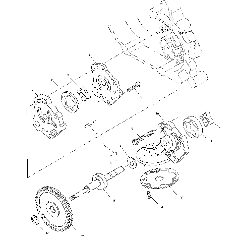 OIL PUMP - C10CD50AA (4977417741D13)