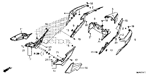 SIDE COVER@REAR COWL