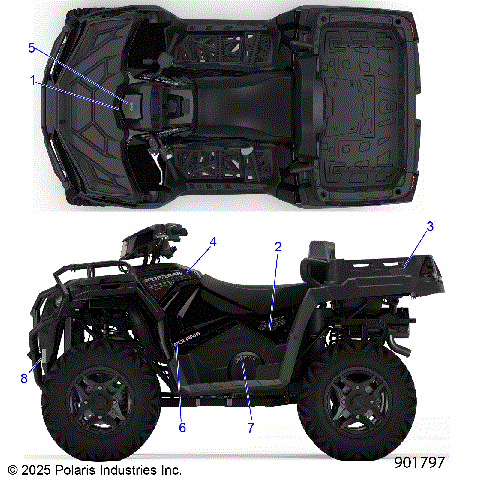 BODY, DECALS, GRAPHIC - A26SWE57AL (901797)
