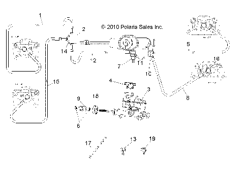 BRAKES, LINES and MASTER CYLINDER - R14RH76AA/76AC/7EAZ (49RGRBRAKELINES11500EFI)