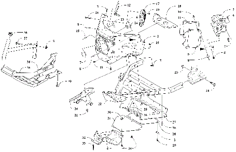 FRONT BUMPER AND FRAME ASSEMBLY [106525]