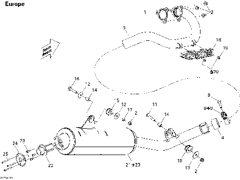 01- Exhaust System Xmx Europe