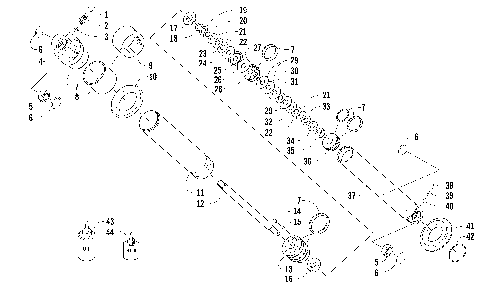 REAR SUSPENSION SHOCK ABSORBER [100110]