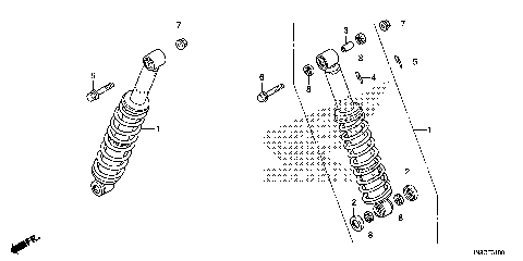 REAR SHOCK ABSORBER
