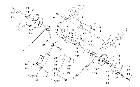 REAR SUSPENSION REAR ARM ASSEMBLY [102357]