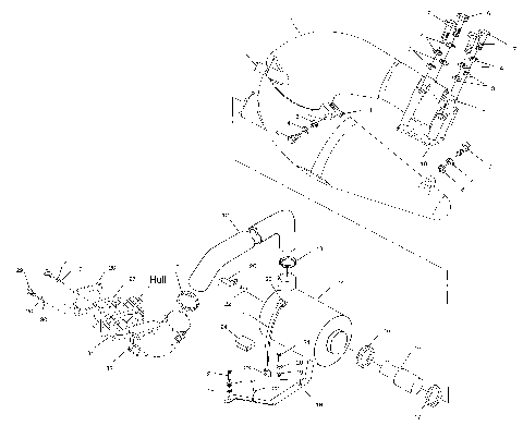 EXHAUST SYSTEM - I994690 (4951365136b006)