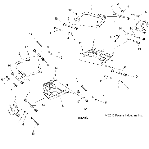 SUSPENSION, REAR CONTROL ARMS - A16DAE87AL (100206)