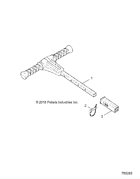 BODY, GRAB BAR, PASSENGER - Z16VDE99FM/NM (700282)