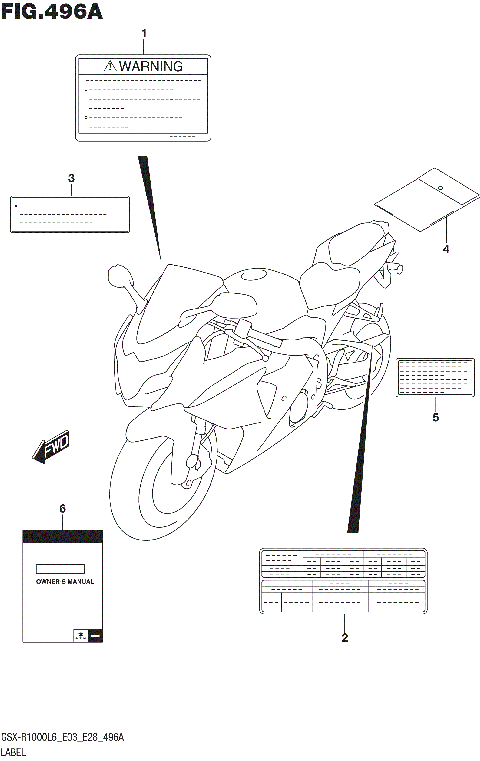 LABEL (GSX-R1000L6 E03)