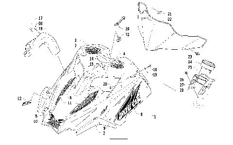 HOOD AND WINDSHIELD ASSEMBLY [92238]