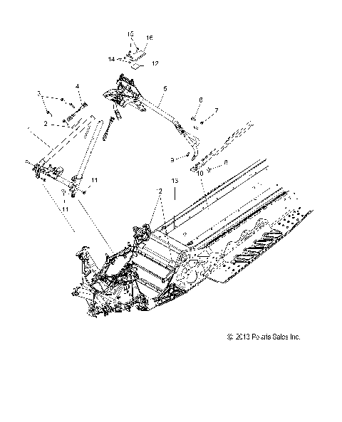 CHASSIS, CHASSIS ASM. and OVER STRUCTURE - S15CL6/CW6 ALL OPTIONS (49SNOWCHASSISFRT214SBASLT)