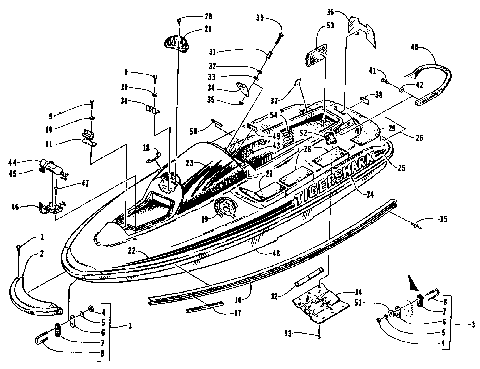 HULL AND DECK ASSEMBLY [72497]