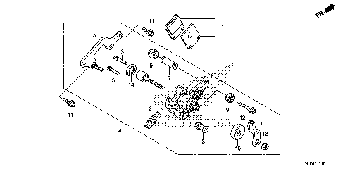 PARKING BRAKE CALIPER