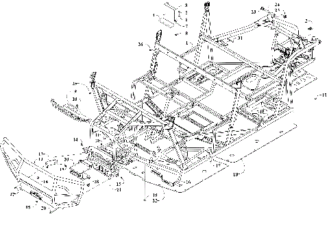 FRAME AND RELATED PARTS [303832]