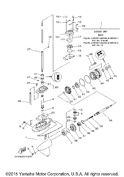 LOWER CASING DRIVE 1