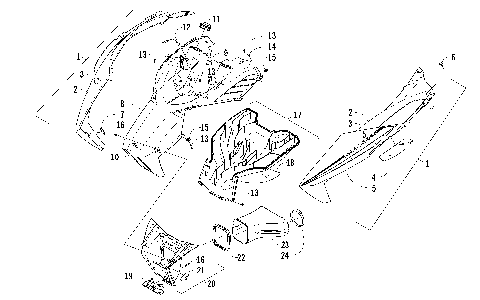 HOOD AND AIR INTAKE ASSEMBLY [99426]