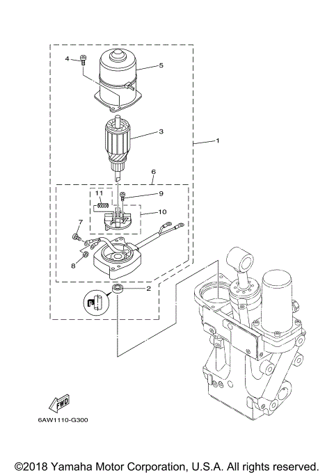 POWER TRIM TILT ASSY 2