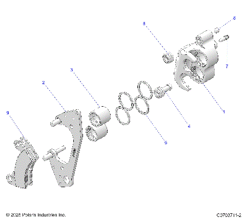 BRAKES, FRONT CALIPER