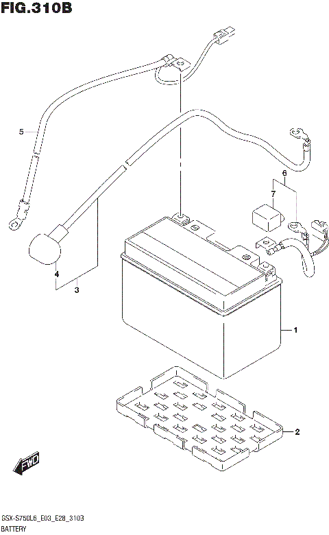 BATTERY (GSX-S750AL6 E28)