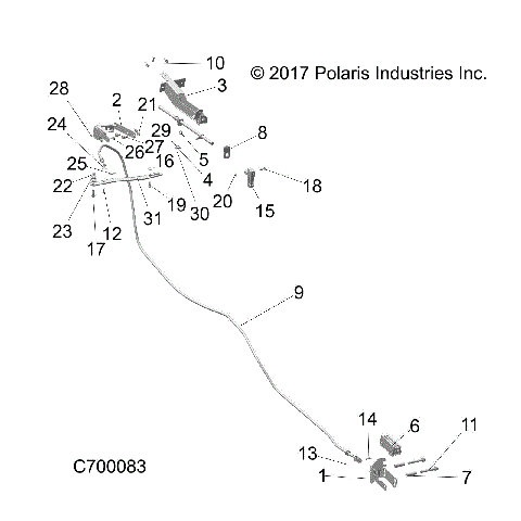 BRAKES, PARK BRAKE - R19RRE99NS (C700083)