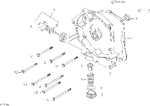 01- Crankcase Cover, Right