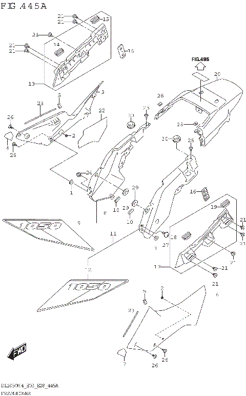 FRAME COVER (DL1050RR)