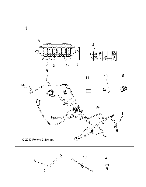 ELECTRICAL, WIRE HARNESS - A14BH33AJ (49ATVHARNESS14325)