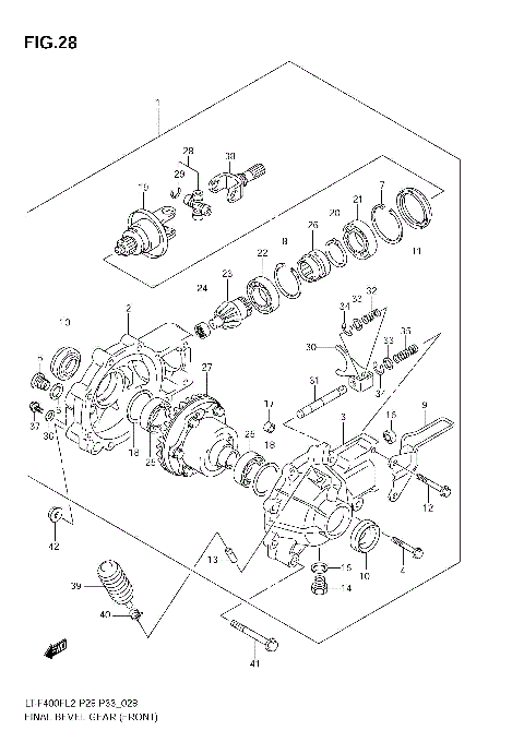 FINAL BEVEL GEAR (FRONT)