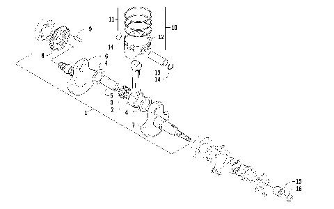 CRANKSHAFT AND PISTON ASSEMBLY [90864]