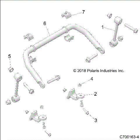 SUSPENSION, FRONT STABILIZER BAR - Z18VEL92BK/BR/LK (C700163-4)