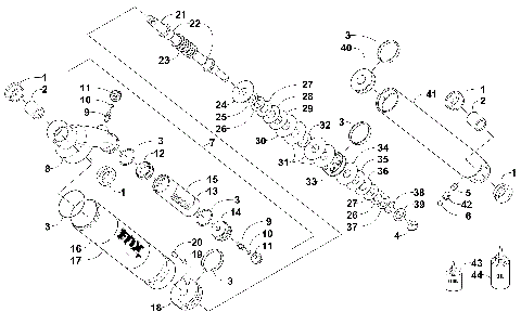 FRONT SUSPENSION SHOCK ABSORBER [95754]