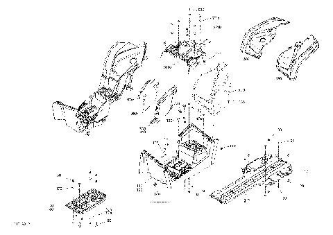 09- Body And Accessories 6X6 - 450 EFI - Squadron Green  -  Middle