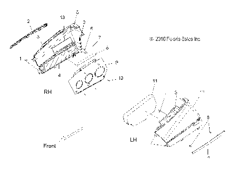 BODY, SIDE PANELS - S10PB5BSA/BSL/BEA (49SNOWPANEL09550SHIFT)