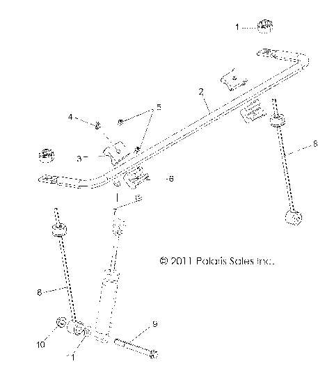 SUSPENSION, STABILIZER BAR, FRONT - R12VH76AB/AD/AF/AH/AI/AJ/AM/EAB/EAS (49RGRSTABILIZERFRT12RZR)