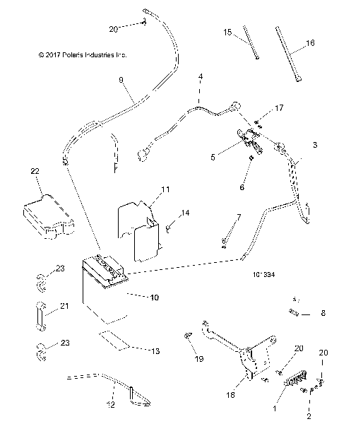 ELECTRICAL, BATTERY - A19SUE57D5 (101334)