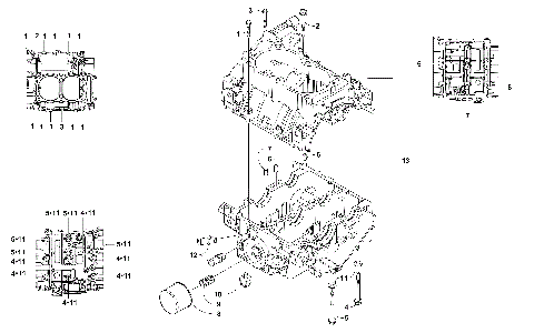 CRANKCASE ASSEMBLY [105319]