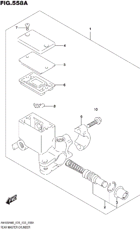 REAR MASTER CYLINDER