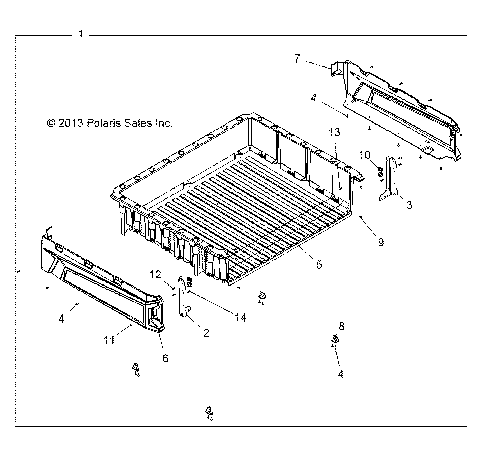 BODY, CARGO BOX - R16B1PD1AA/2P (49BRUTUSCARGO13)