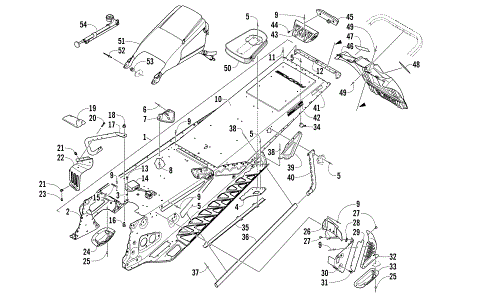 TUNNEL AND SNOWFLAP ASSEMBLY