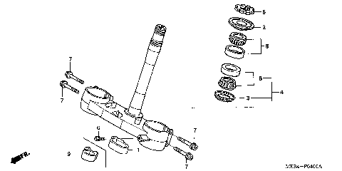 STEERING STEM ('02-'07)
