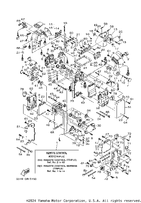 DEC REMOTE CONTROL (TRIPLE)