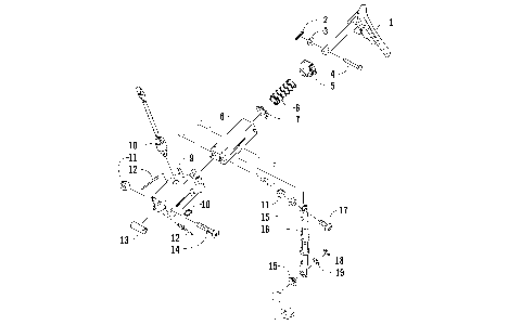 REVERSE SHIFT LEVER ASSEMBLY [88531]