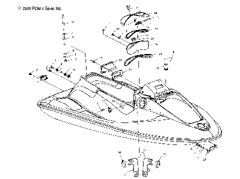 HULL and BODY - W014697D (4964806480A003)