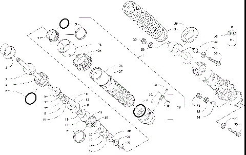 FRONT SUSPENSION SHOCK ABSORBER ASSEMBLY [106123]