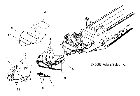 BODY, NOSEPAN and FRONT BUMPER - S08PB6FS/FE (49SNOWBUMPER086008BALL)