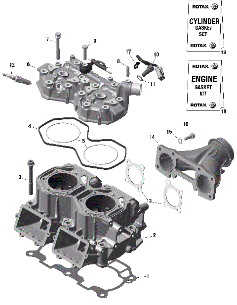 01- ROTAX - Cylinder
