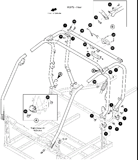 ROPS - EXTENDED CAB WELDMENT